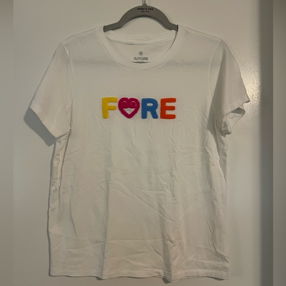 Woman’s G/Fore Embroidered T-Shirt Size L